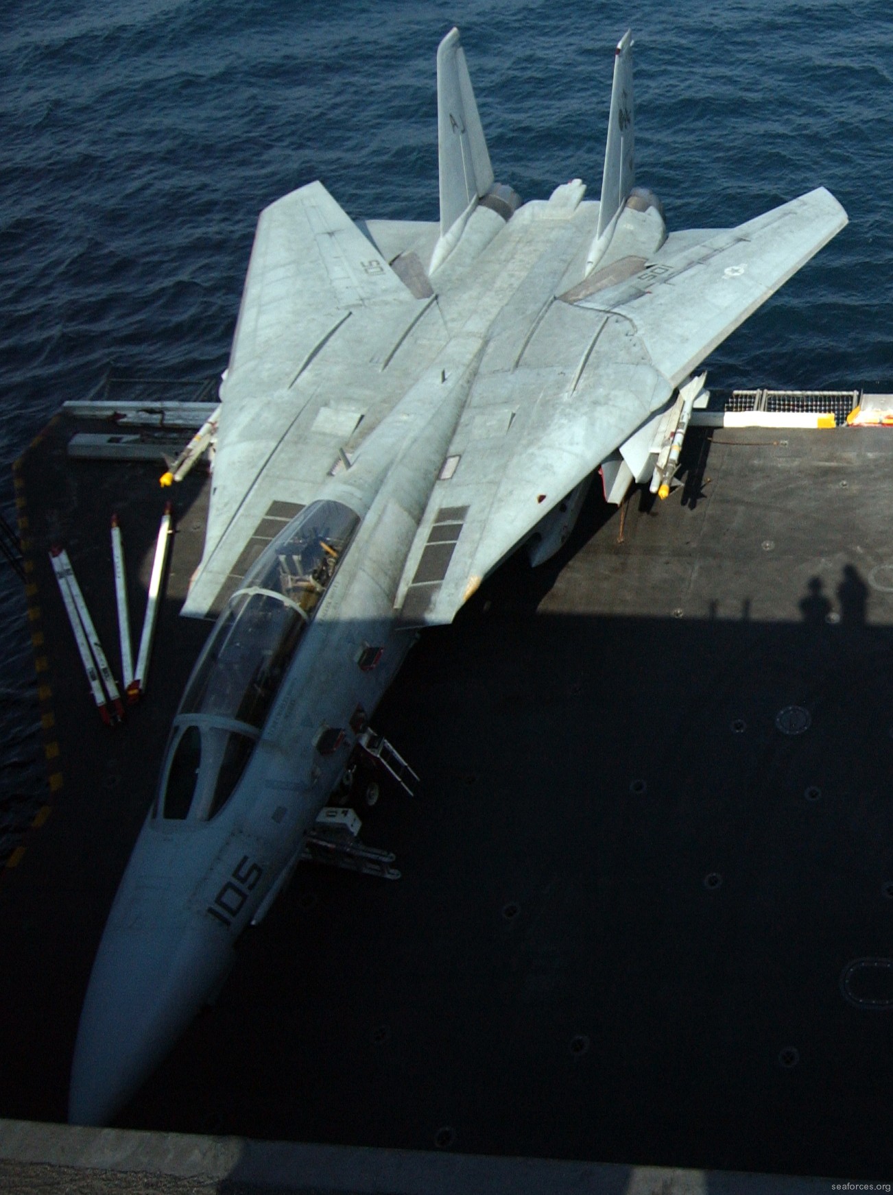 vf-31 tomcatters fighter squadron navy f-14d tomcat cvw-8 uss theodore roosevelt cvn-71 72