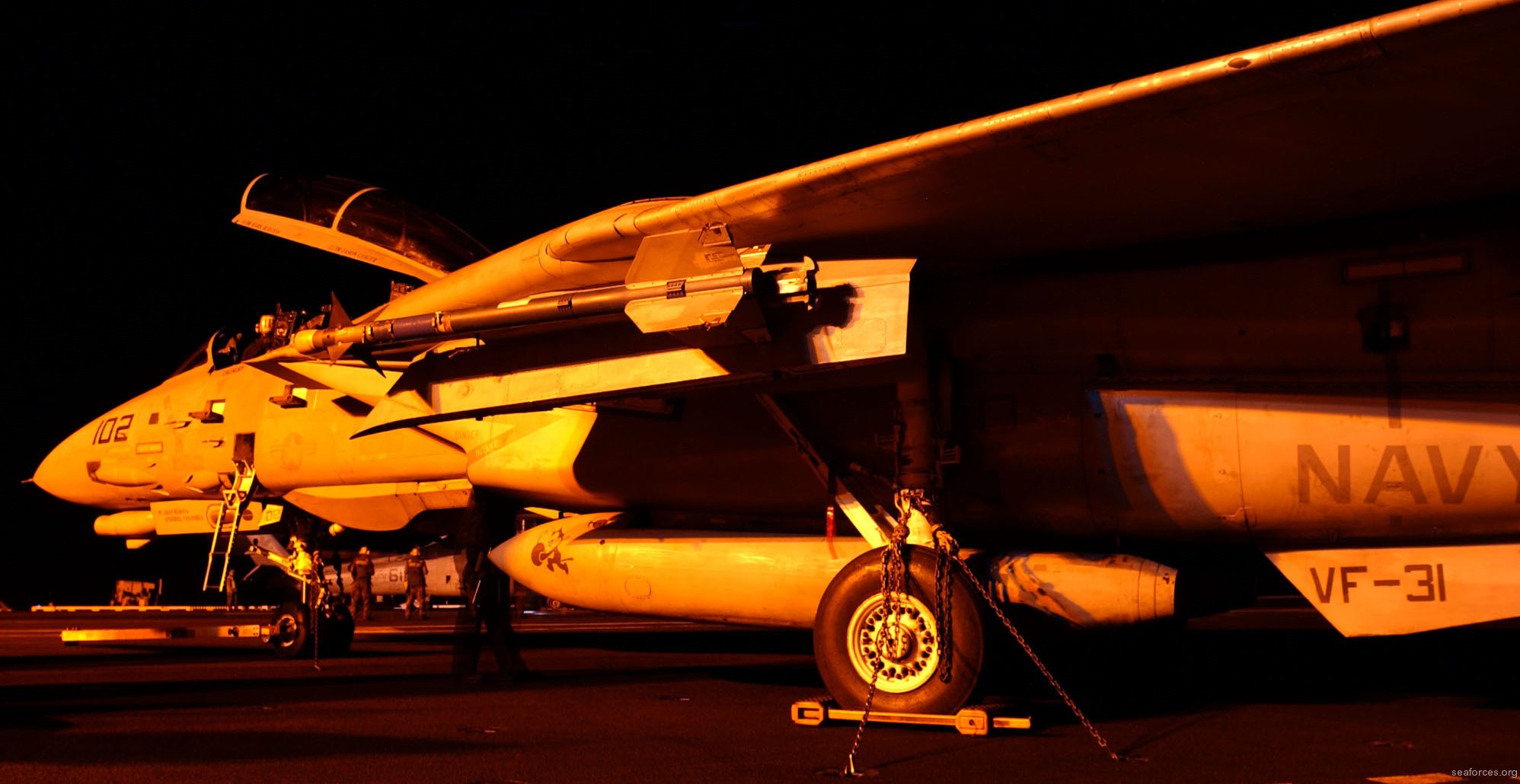 vf-31 tomcatters fighter squadron navy f-14d tomcat cvw-14 uss john c. stennis cvn-74 89