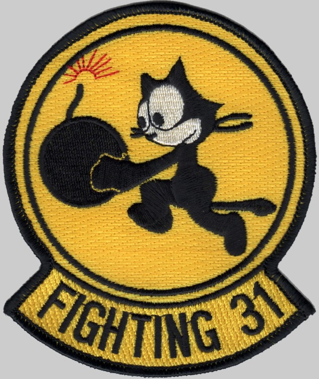 vf-31 tomcatters patch insignia crest badge fighter squadron navy 02
