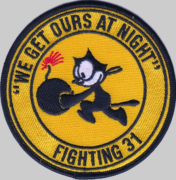 vf-31 tomcatters patch insignia crest badge fighter squadron navy 03