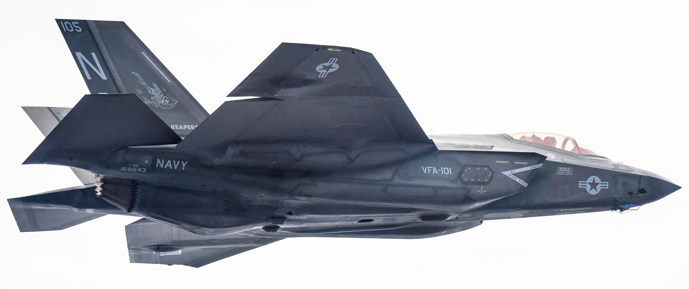 vfa-101 grim reapers strike fighter squadron us navy f-35c lightning jsf frs 28