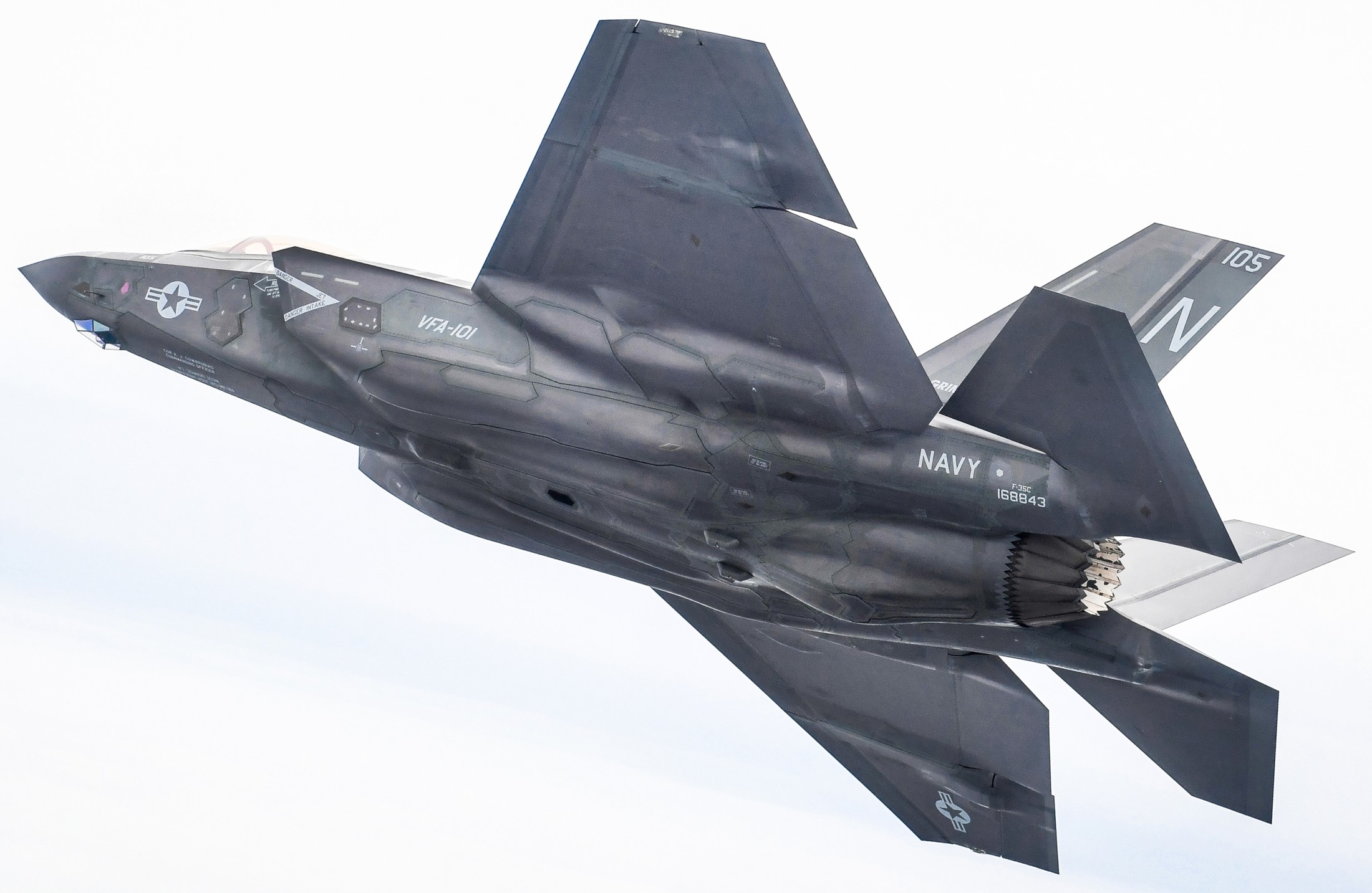 vfa-101 grim reapers strike fighter squadron us navy f-35c lightning jsf frs 32