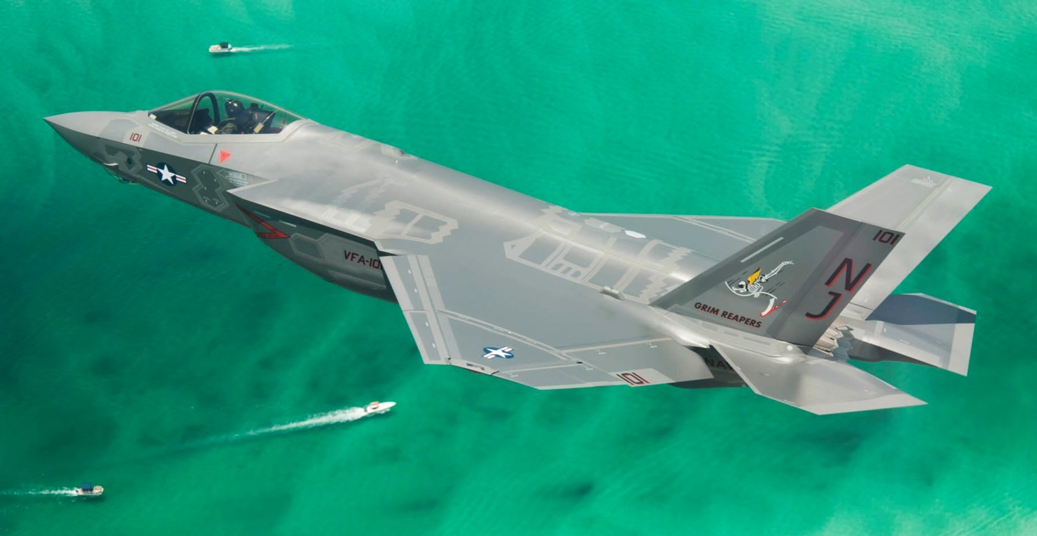 vfa-101 grim reapers strike fighter squadron us navy f-35c lightning jsf frs 74
