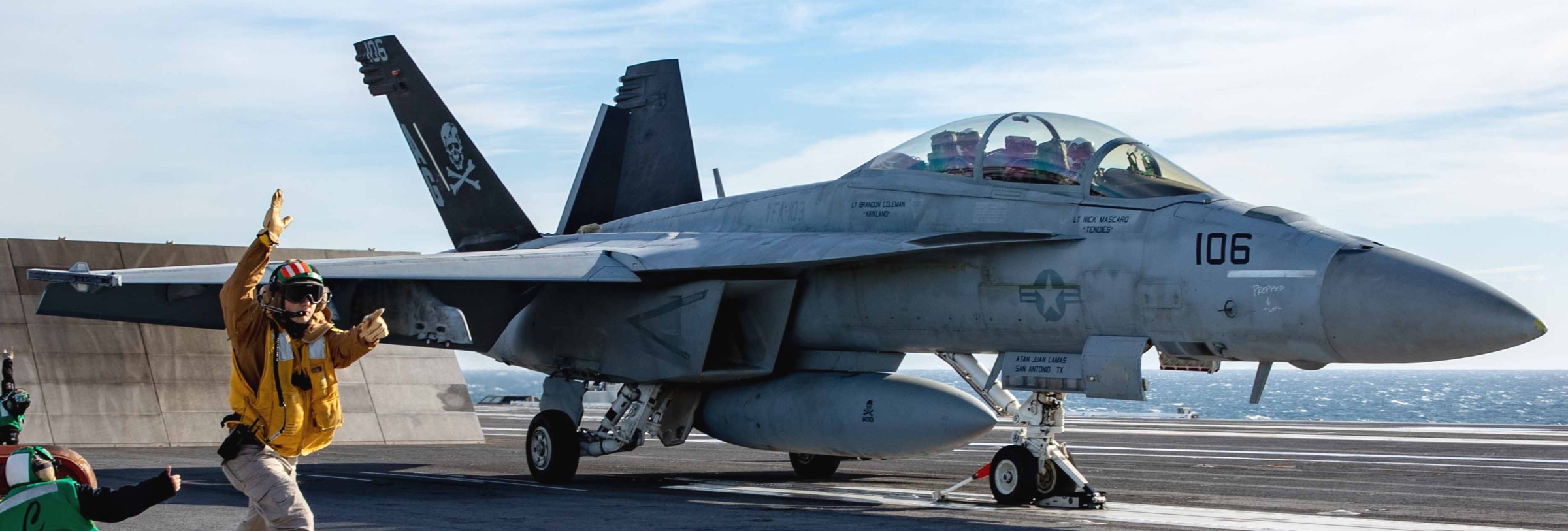 vfa-103 jolly rogers strike fighter squadron f/a-18f super hornet cvw-7 cvn-77 uss george h. w. bush 2024 119