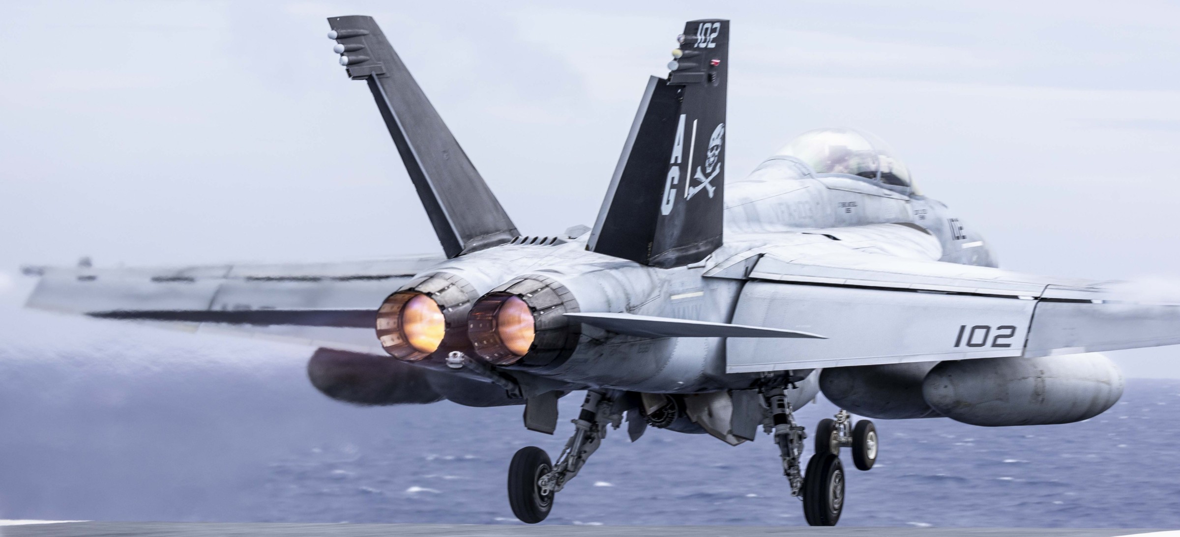 vfa-103 jolly rogers strike fighter squadron f/a-18f super hornet cvw-7 cvn-77 uss george h. w. bush 2025 120