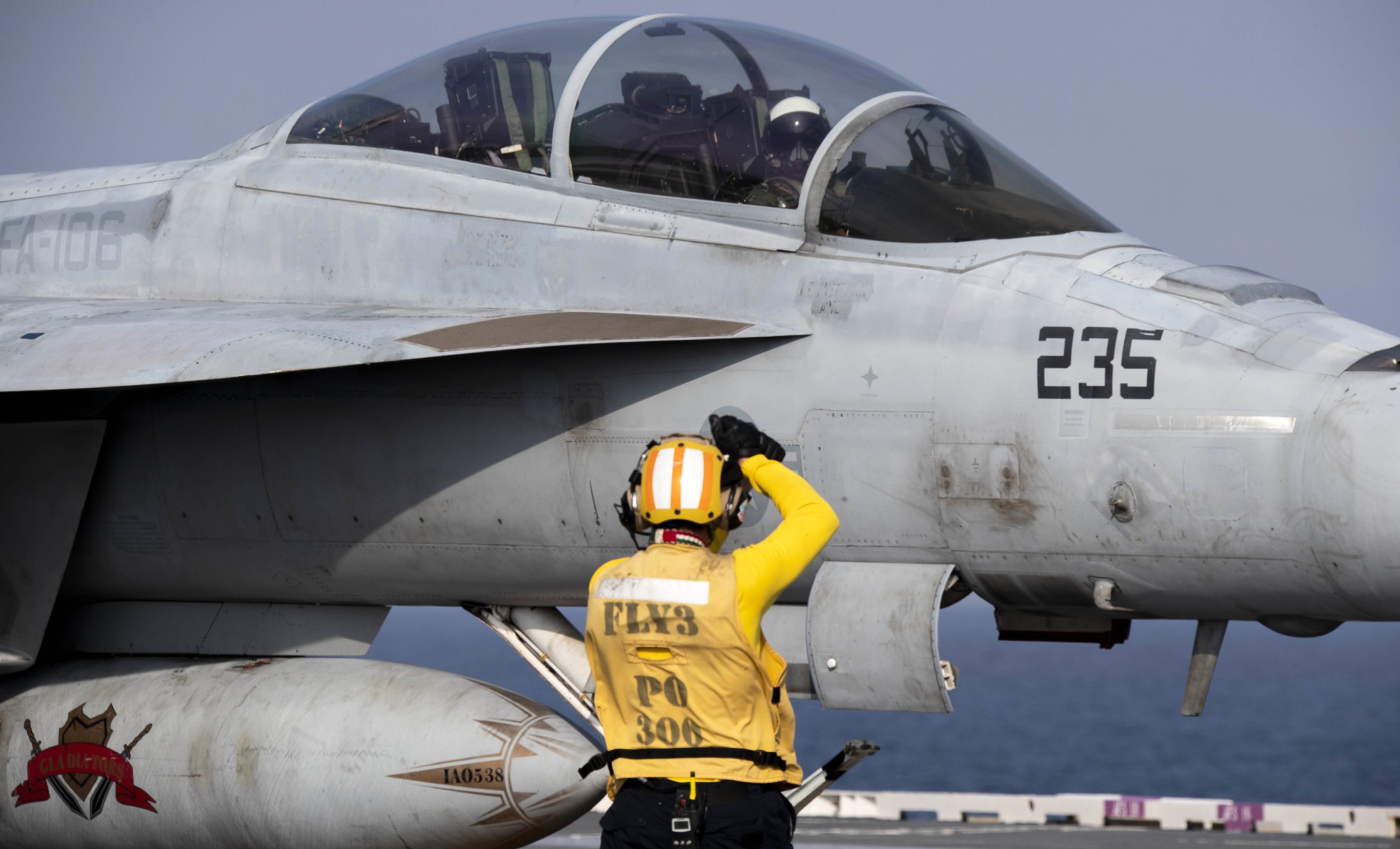 vfa-106 gladiators strike fighter squadron f/a-18f super hornet cvn-78 uss gerald r. ford 186