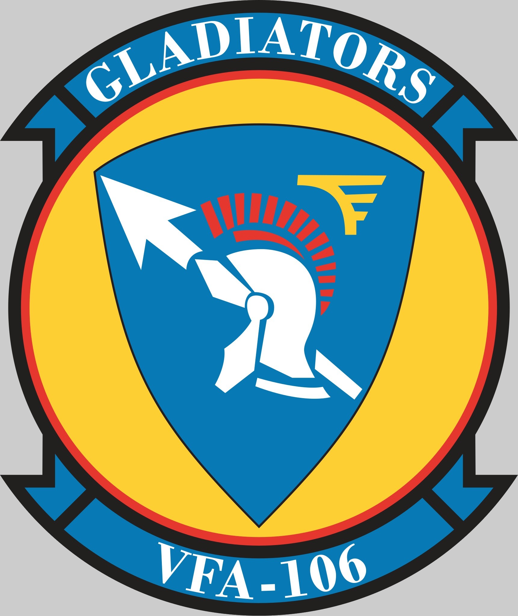 vfa-106 gladiators insignis crest patch strike fighter squadron us navy 02x