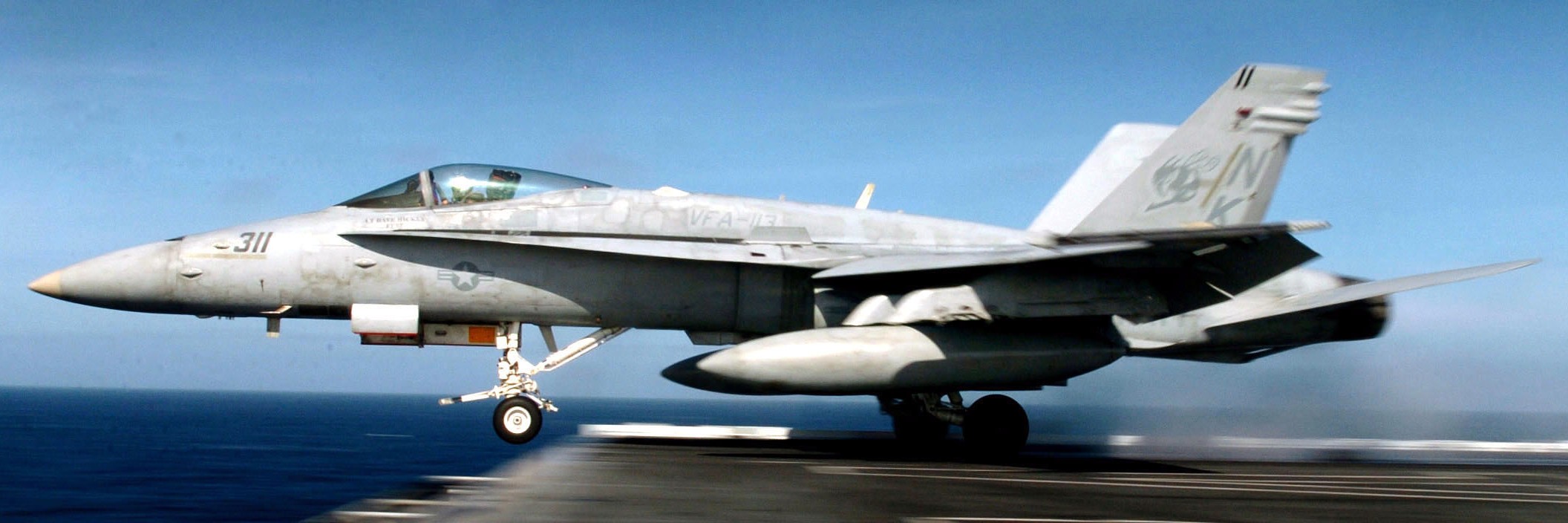 vfa-113 stingers f/a-18c hornet cvw-14 uss john c. stennis cvn-74 2004 74