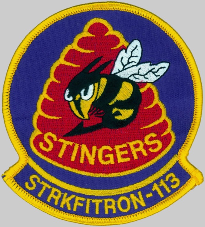 vfa-113 stingers insignia crest patch strike fighter squadron us navy 02