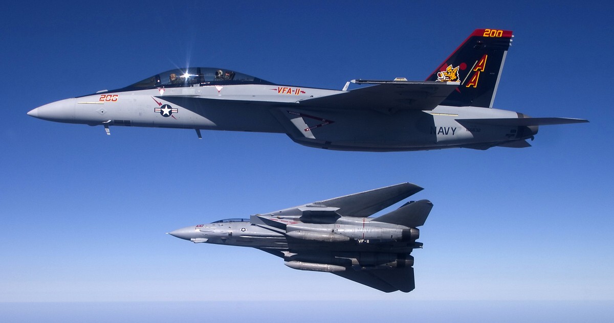 vfa-11 red rippers strike fighter squadron us navy f/a-18f super hornet carrier air wing cvw-17 f-14b tomcat