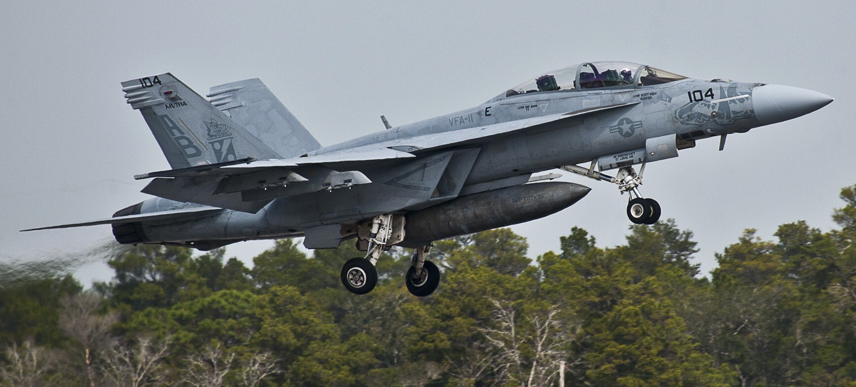 vfa-11 red rippers strike fighter squadron us navy f/a-18f super hornet carrier air wing cvw-1 06 eglin afb florida
