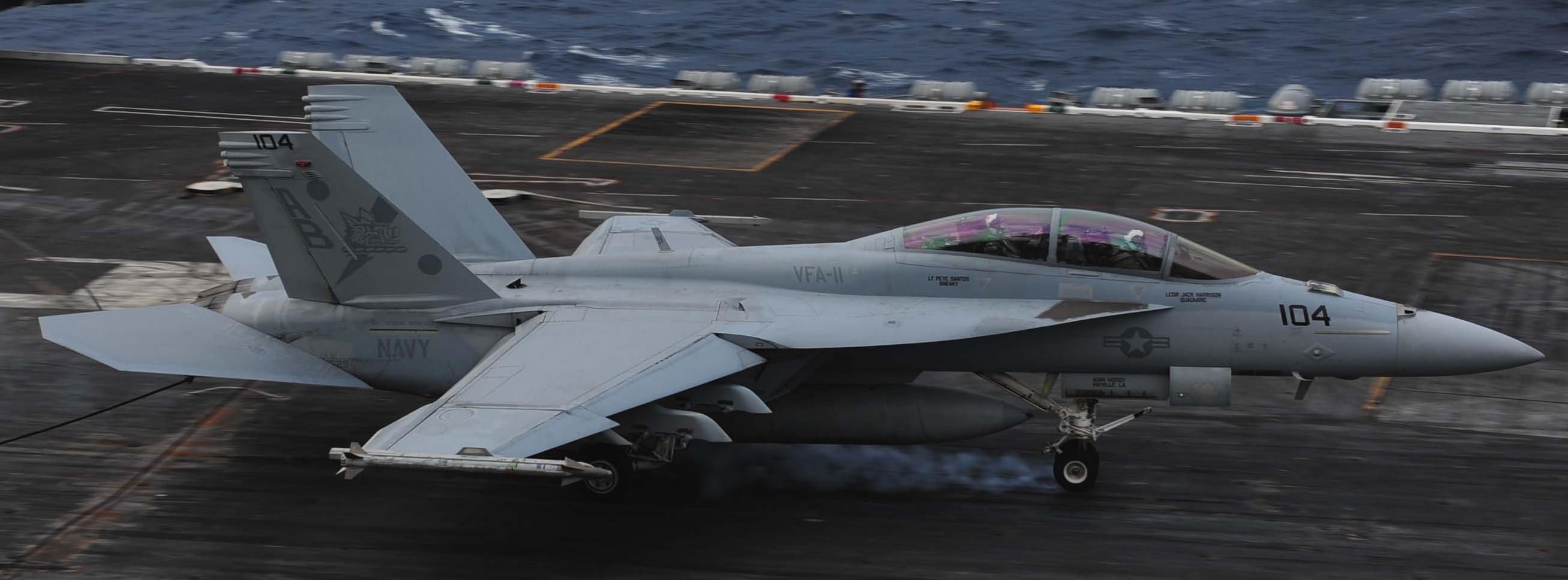 vfa-11 red rippers strike fighter squadron us navy f/a-18f super hornet carrier air wing cvw-1 uss theodore roosevelt cvn-71 14