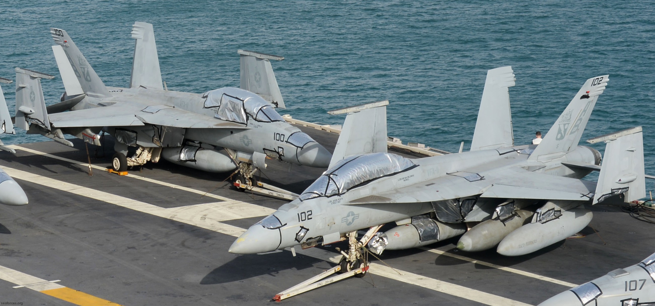 vfa-11 red rippers strike fighter squadron us navy f/a-18f super hornet carrier air wing cvw-1 uss harry s. truman cvn-75 64 suez transit