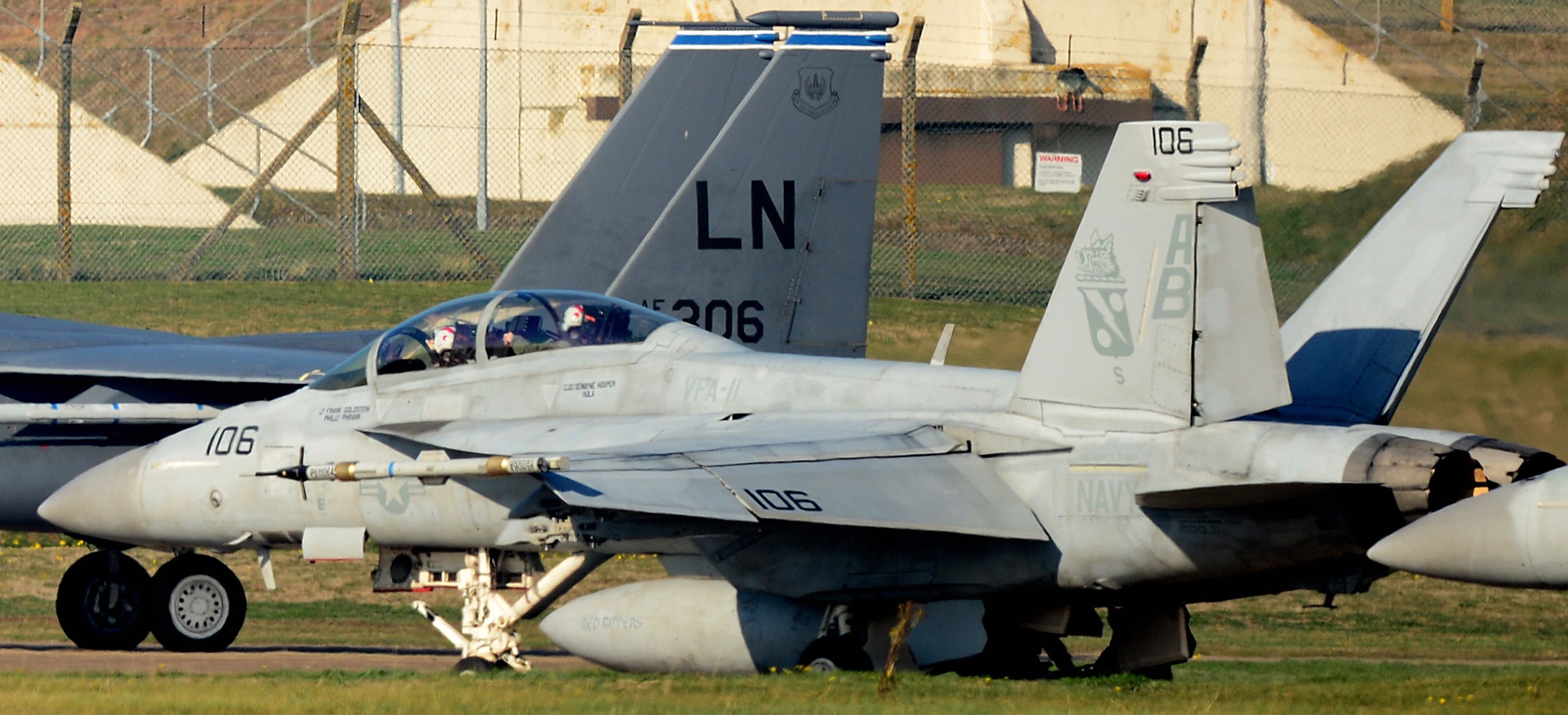 vfa-11 red rippers strike fighter squadron us navy f/a-18f super hornet raf lakenheath uk 94