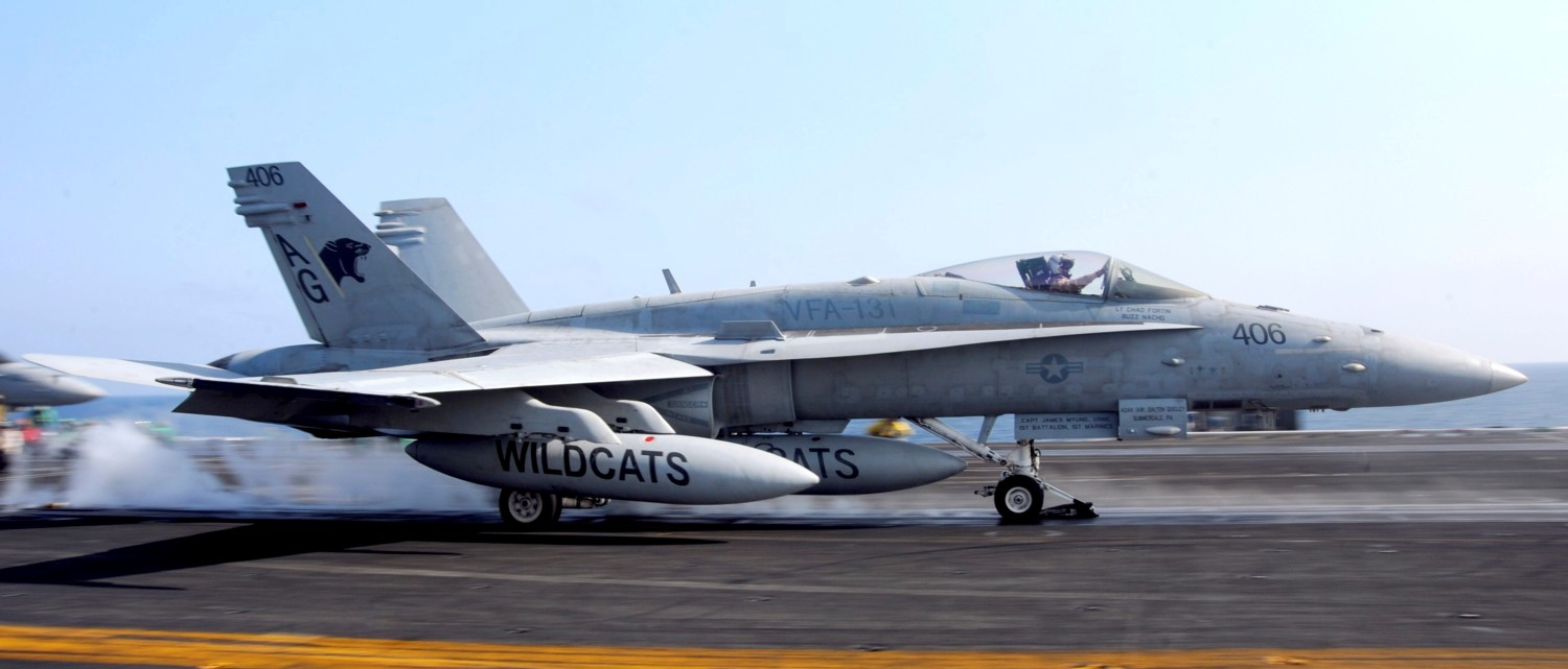 vfa-131 wildcats strike fighter squadron f/a-18c hornet cvw-7 uss dwight d. eisenhower cvn-69 2013 60