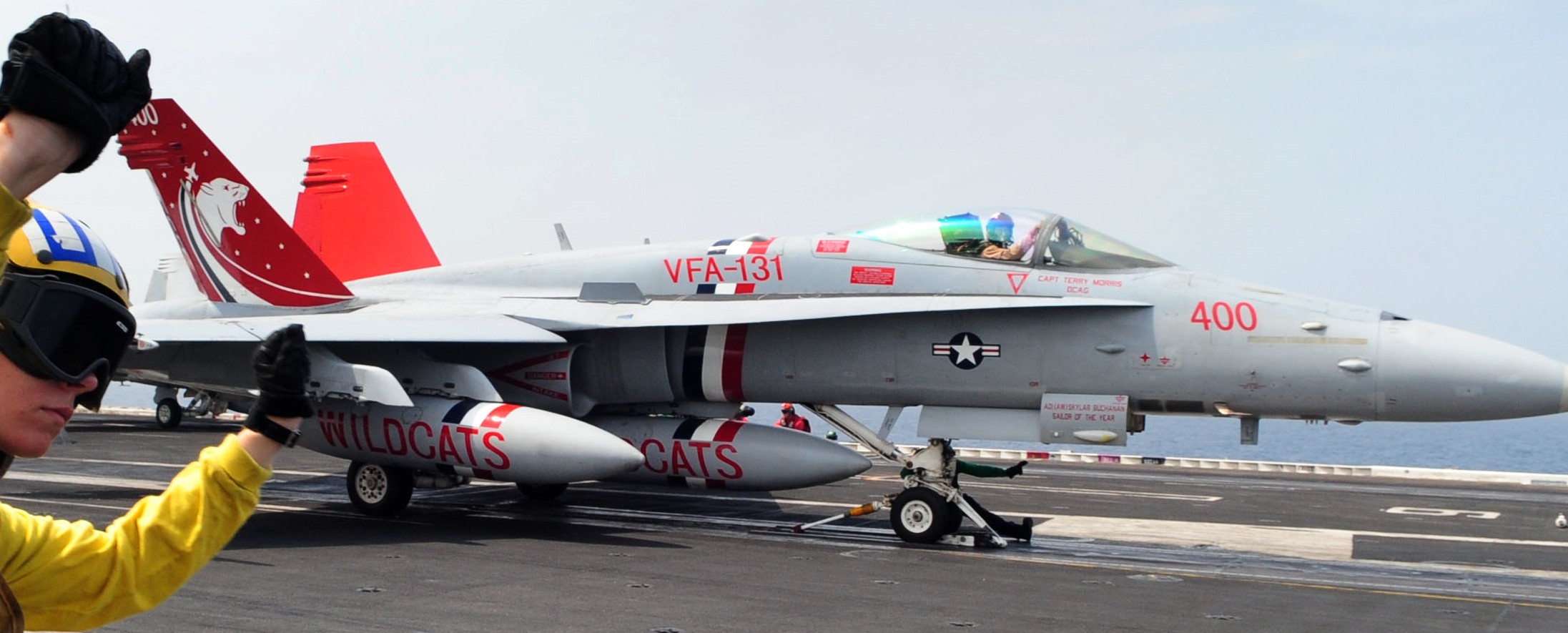 vfa-131 wildcats strike fighter squadron f/a-18c hornet cvw-7 uss dwight d. eisenhower cvn-69 2012 71