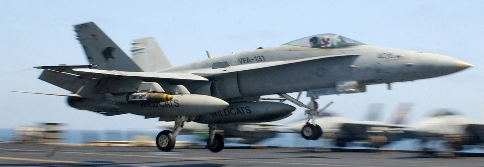 vfa-131 wildcats strike fighter squadron f/a-18c hornet cvw-7 uss john f. kennedy cv-67 2002 111