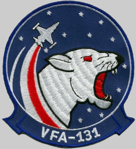 vfa-131 wildcats patch insignia crest badge strike fighter squadron f/a-18 hornet 02