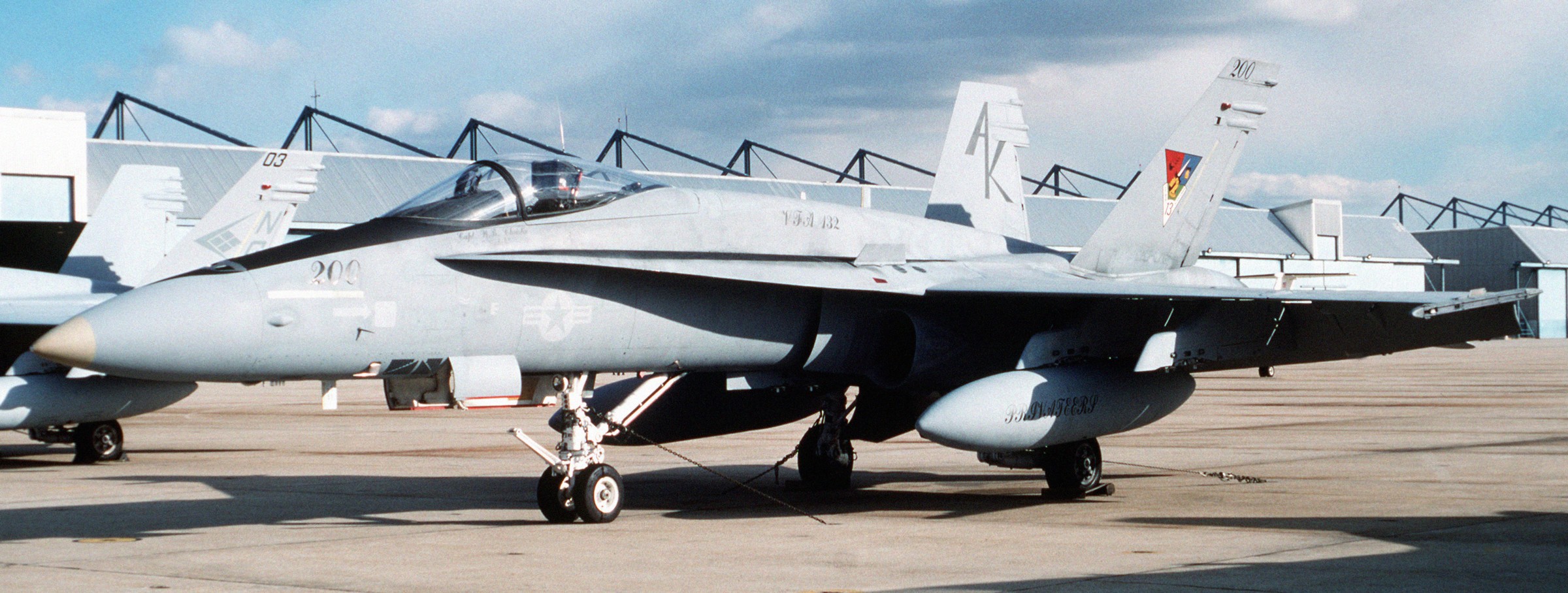 vfa-132 privateers strike fighter squadron f/a-18a hornet cvw-13nas cecil field florida 1990 04