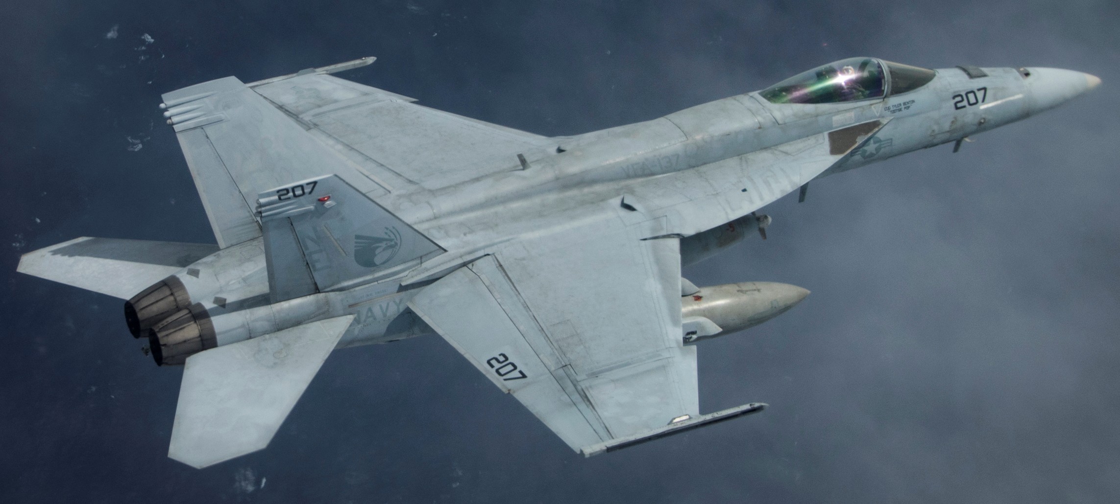 vfa-137 kestrels strike fighter squadron f/a-18e super hornet cvw-2 uss carl vinson cvn-70 2017 12