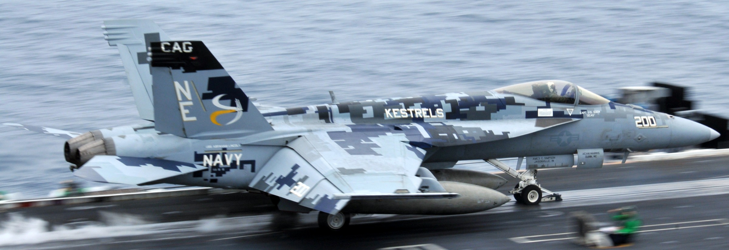 vfa-137 kestrels strike fighter squadron f/a-18e super hornet cvw-2 uss abraham lincoln cvn-72 2010 47