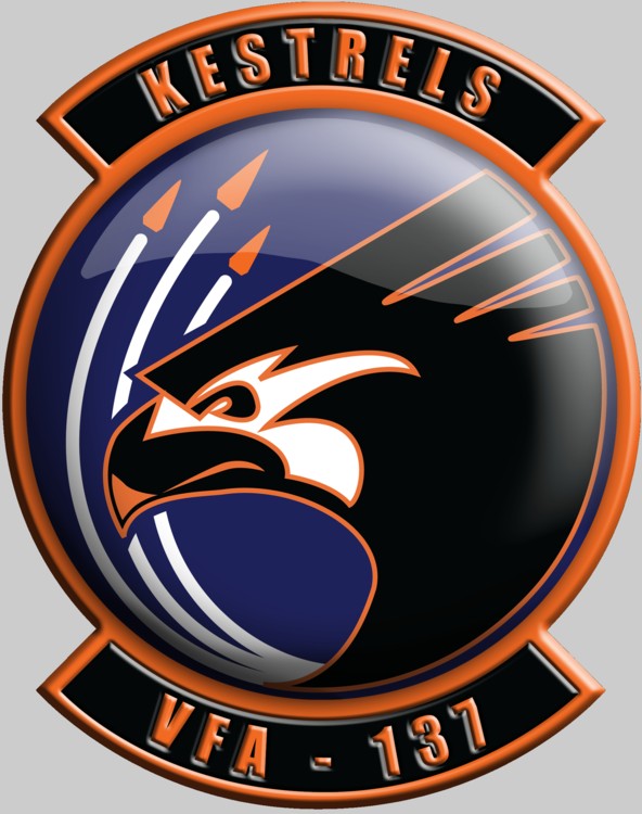 vfa-137 kestrels strike fighter squadron insignia crest patch badge 03