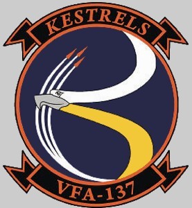 vfa-137 kestrels strike fighter squadron insignia crest patch 04a