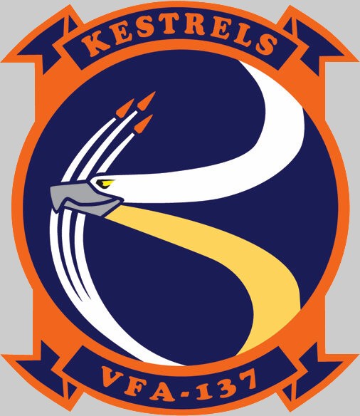 vfa-137 kestrels strike fighter squadron insignia crest patch 06