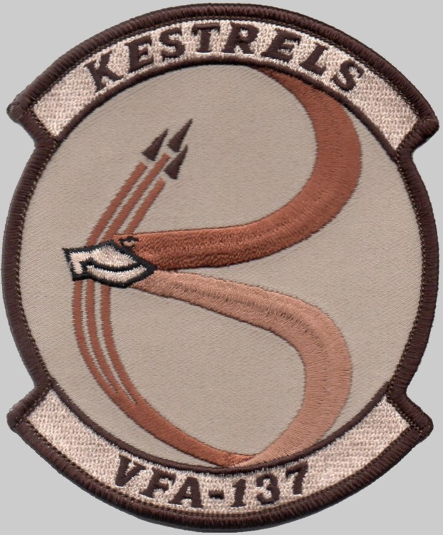 vfa-137 kestrels strike fighter squadron insignia crest patch 04