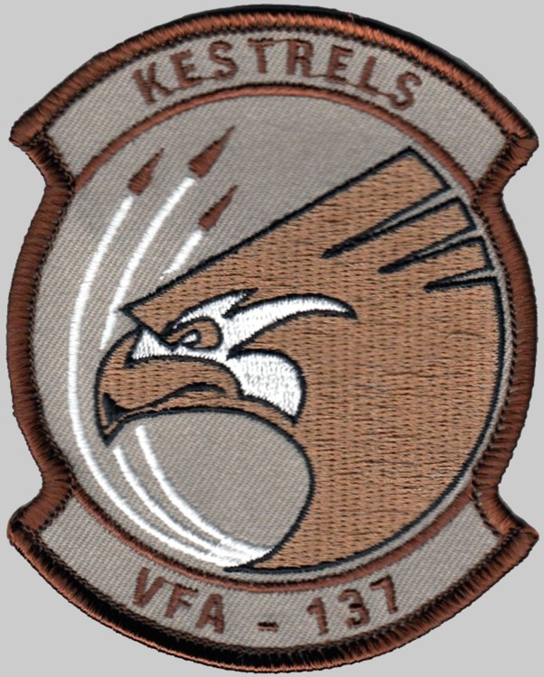 vfa-137 kestrels strike fighter squadron insignia crest patch badge 06