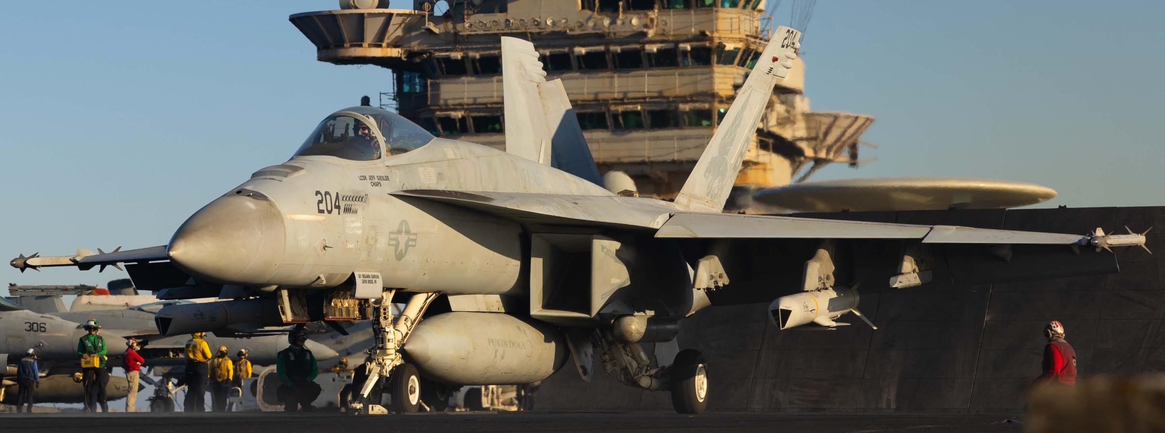 vfa-143 pukin dogs strike fighter squadron f/a-18e super hornet cvn-75 uss harry s. truman 2025 104