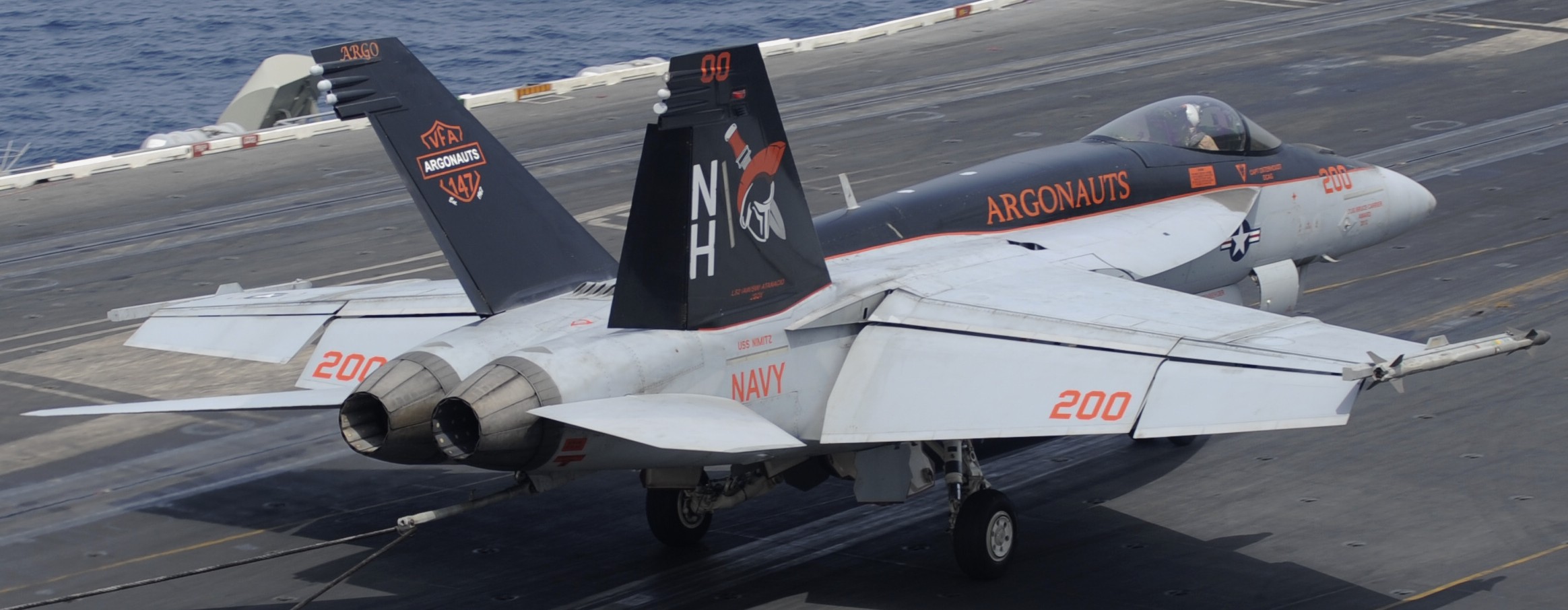 vfa-147 argonauts f/a-18e super hornet strike fighter squadron cvw-11 uss nimitz cvn-68 106