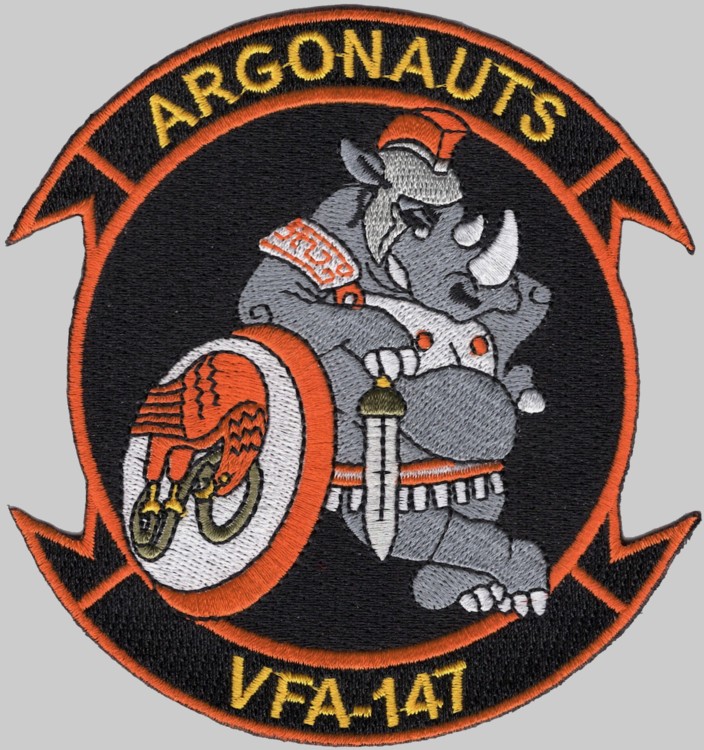 vfa-147 argonauts insignia crest patch bagde strike fighter squadron us navy 03p