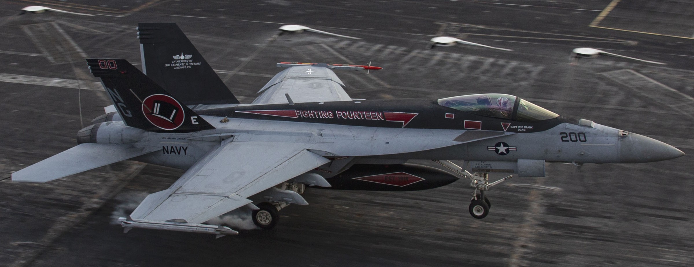 ドラゴンウィングス　F/A-18E SUPER HORNET VFA-14 Dragon Models 50194 - F/A-18 Hornet Diecast Model, USN VFA