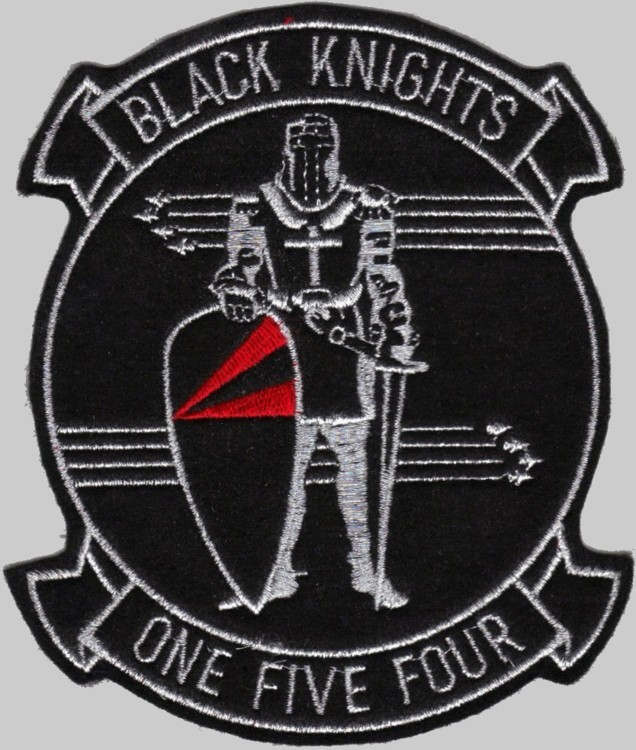 vfa-154 black knights patch insignia crest badge strike fighter squadron navy f/a-18f super hornet 02p
