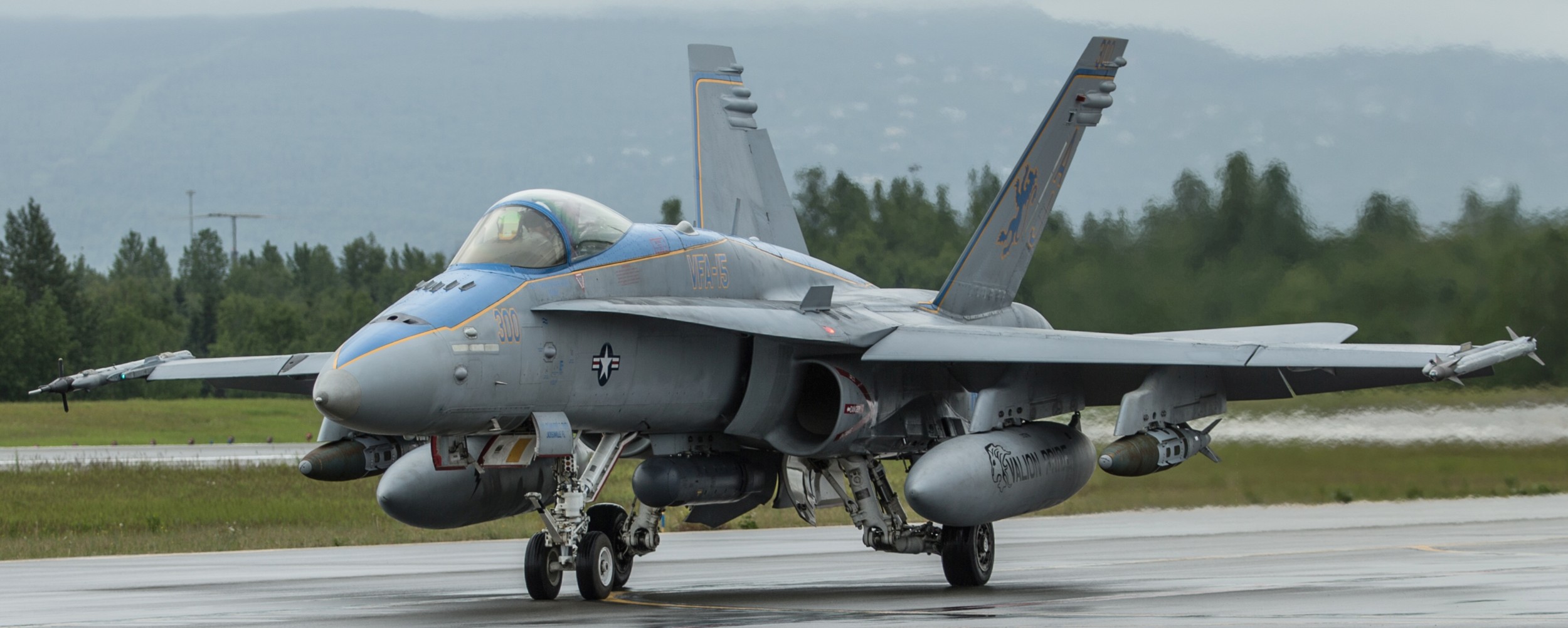 vfa-15 valions strike fighter squadron f/a-18c hornet joint base elmendorf richardson alaska red flag 41