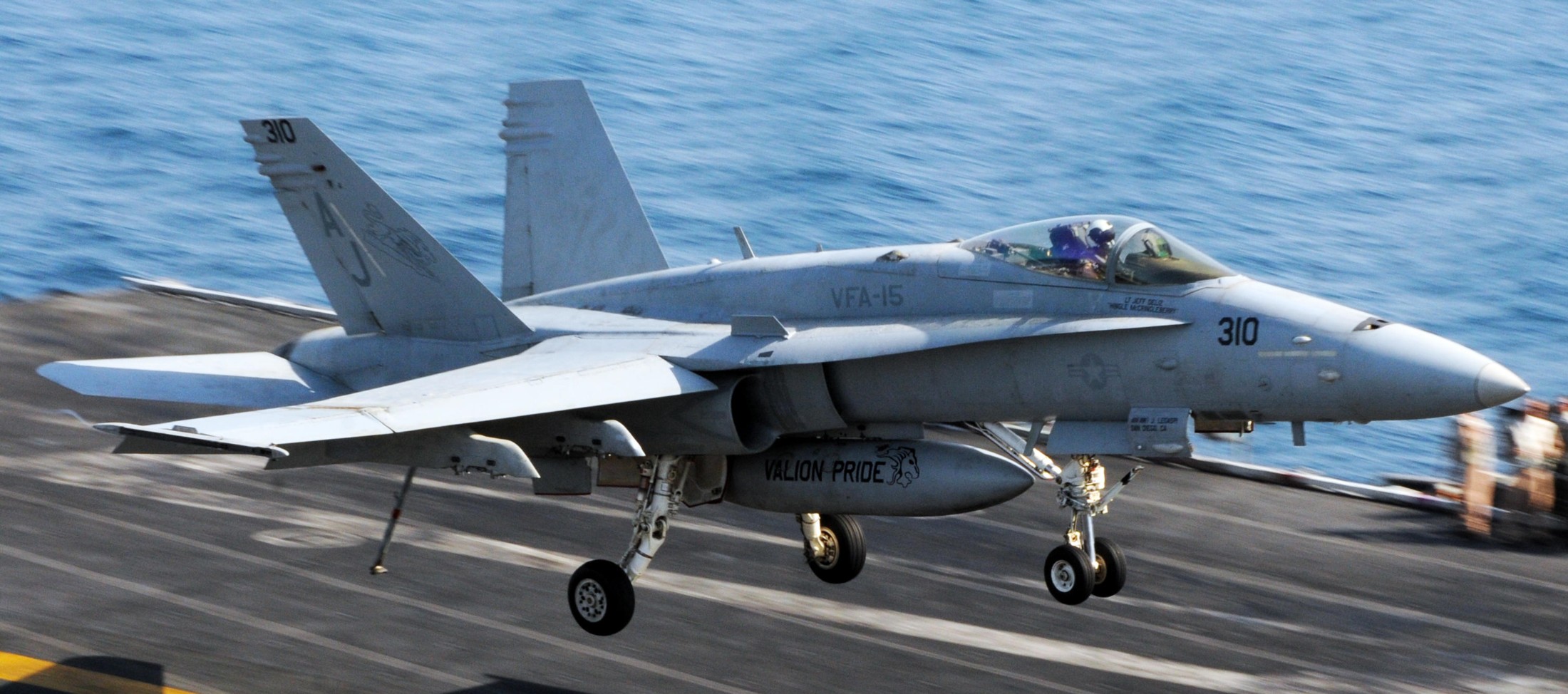 vfa-15 valions strike fighter squadron f/a-18c hornet cvn-77 uss george h. w. bush cvw-8 us navy 46p