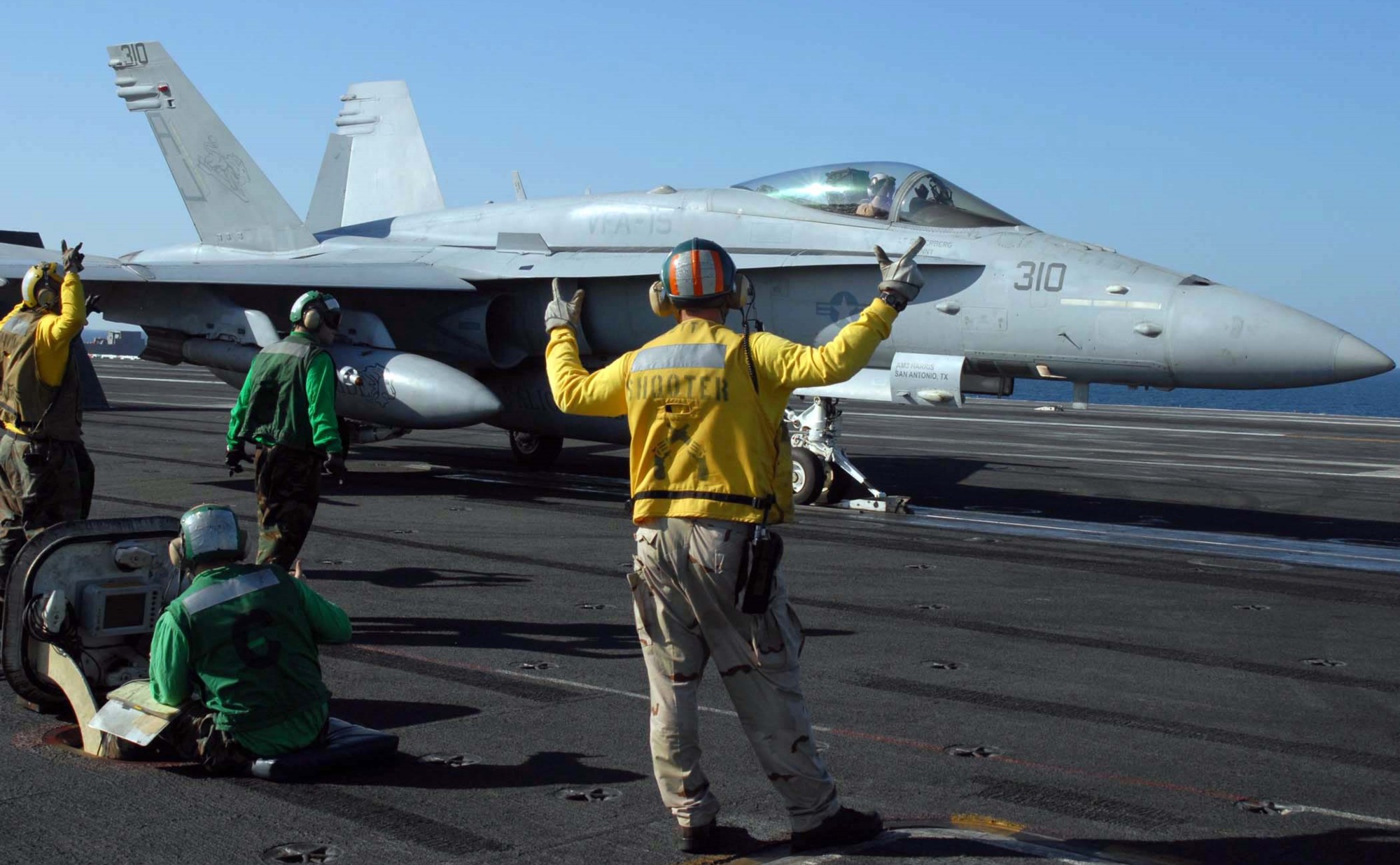 vfa-15 valions strike fighter squadron f/a-18c hornet cvn-71 uss theodore roosevelt cvw-8 us navy 57p