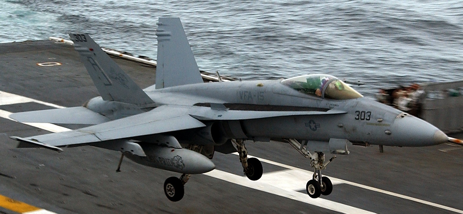 vfa-15 valions strike fighter squadron f/a-18c hornet cvn-71 uss theodore roosevelt cvw-8 us navy 61p