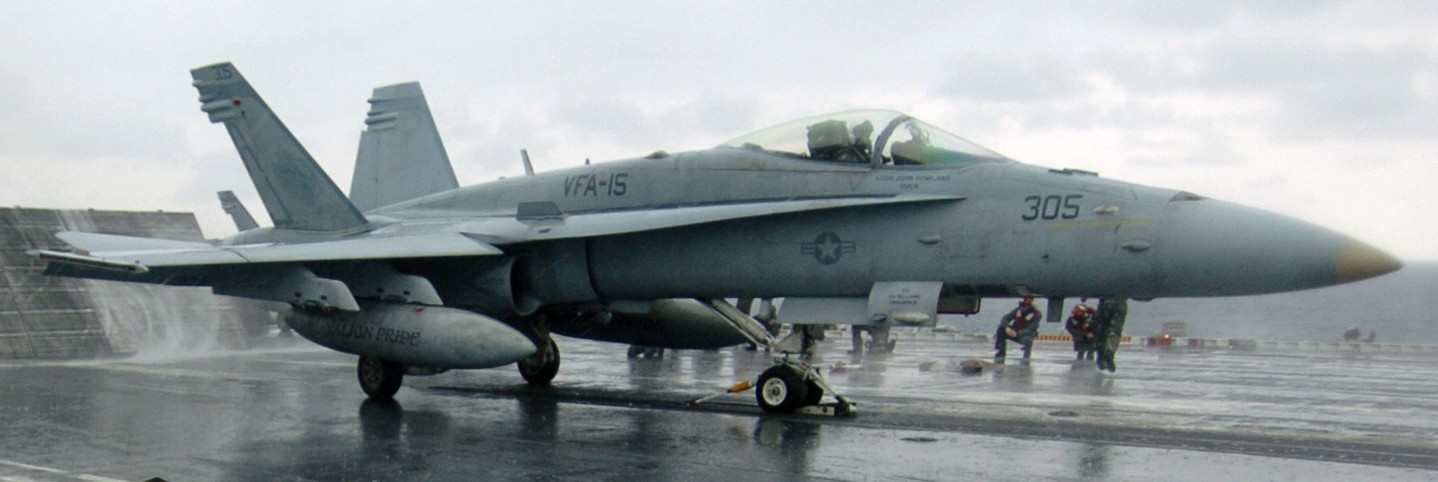 vfa-15 valions strike fighter squadron f/a-18c hornet cvn-71 uss theodore roosevelt cvw-8 us navy 87p