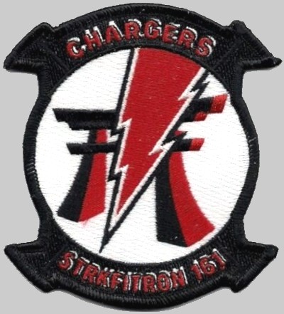 vfa-161 chargers insignia crest patch badge strike fighter squadron us navy 02x