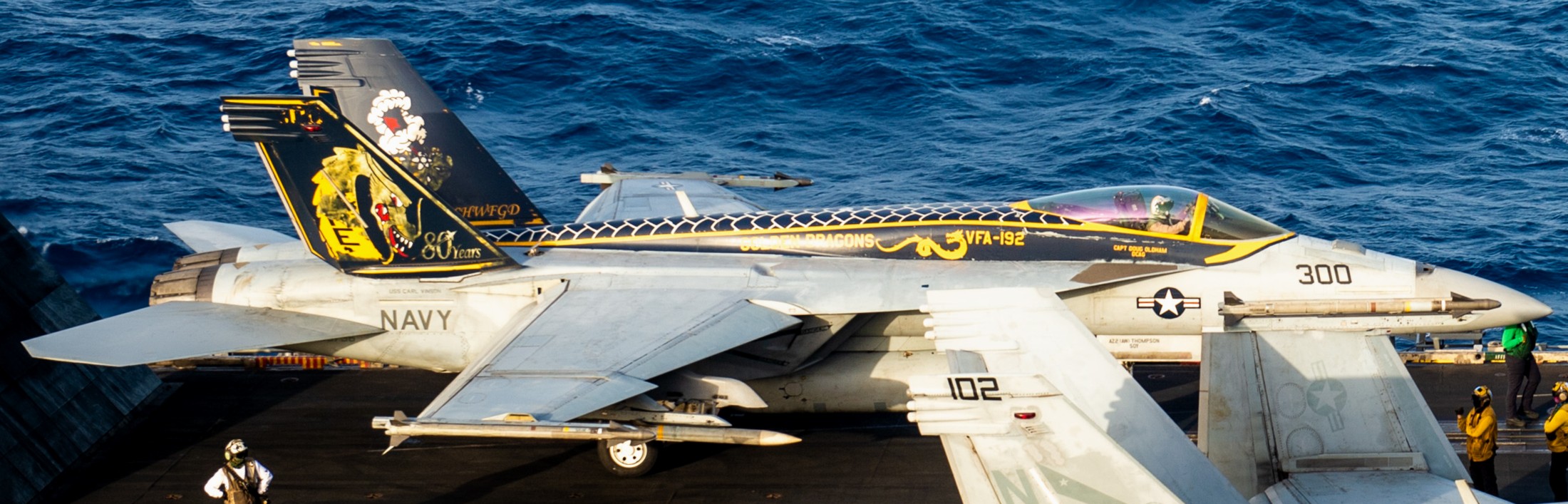 vfa-192 golden dragons f/a-18e super hornet strike fighter squadron cvn-70 uss carl vinson 236