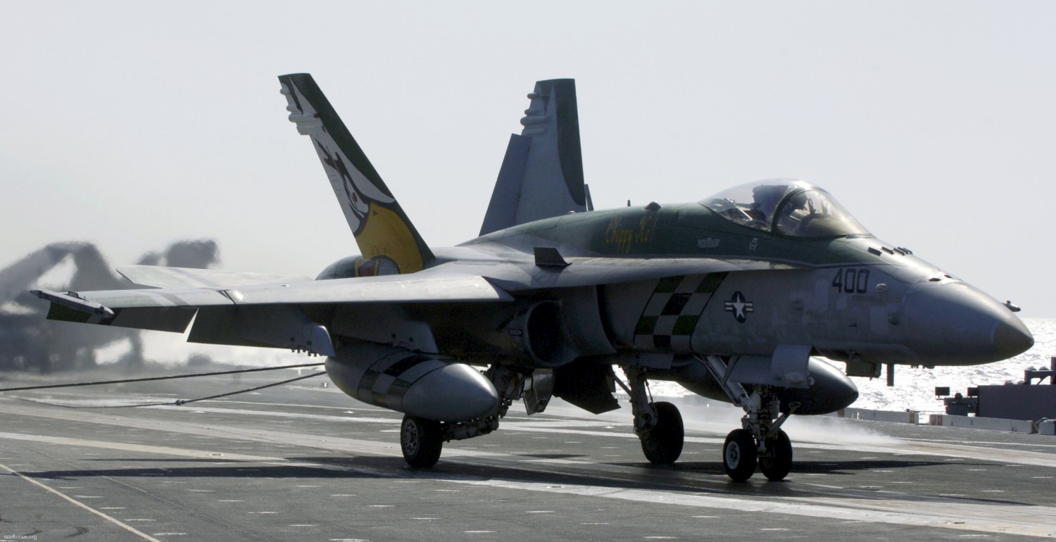 vfa-195 dambusters strike fighter squadron navy f/a-18c hornet carrier air wing cvw-5 uss kitty hawk cv-63 111