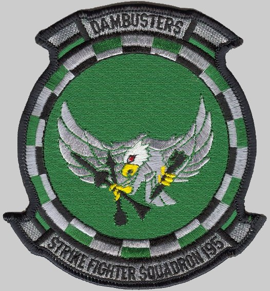 vfa-195 dambusters patch insignia crest badge strike fighter squadron navy 02p