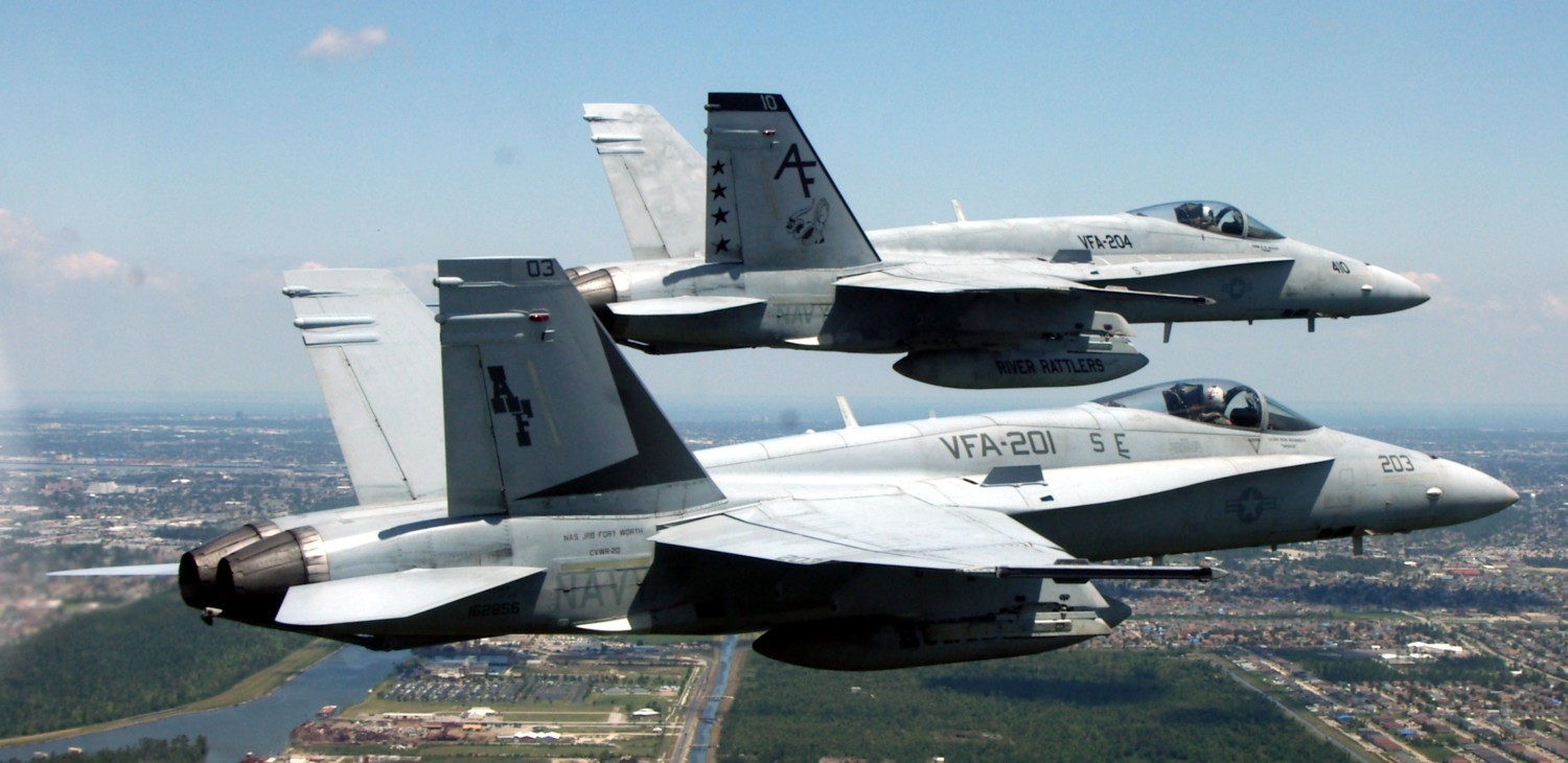 vfa-201 hunters strike fighter squadron us navy reserve f/a-18a hornet 20