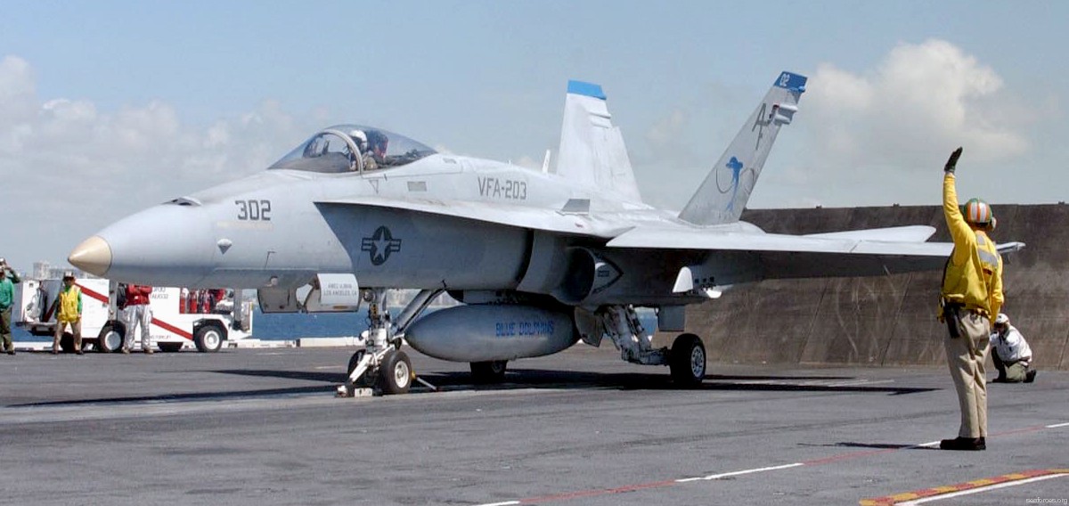 vfa-203 blue dolphins strike fighter squadron us navy reserve f/a-18a hornet nas atlanta georgia cvwr-20 03x