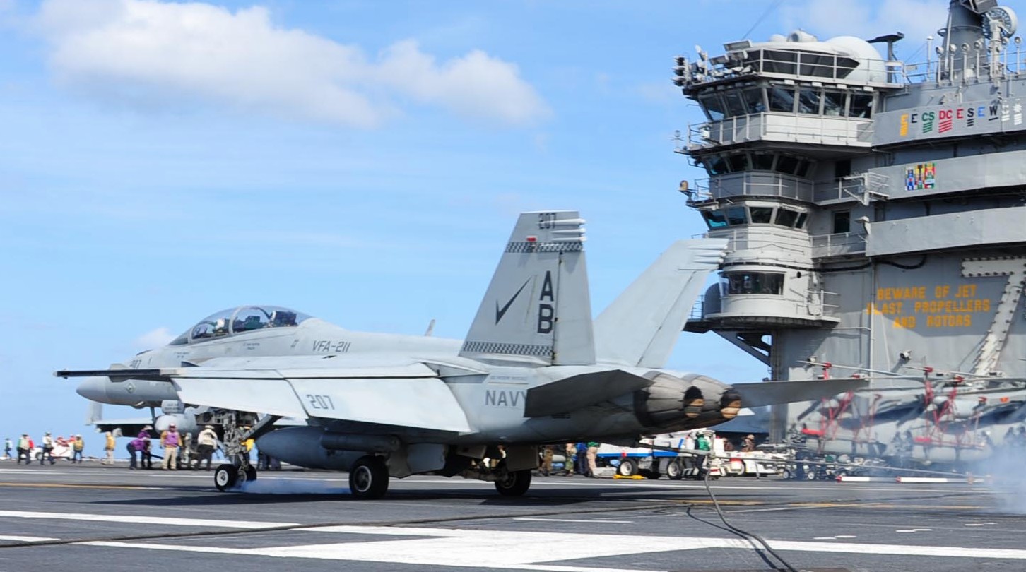 vfa-211 fighting checkmates strike fighter squadron f/a-18f super hornet navy carrier air wing cvw-1 uss theodore roosevelt cvn-71 48
