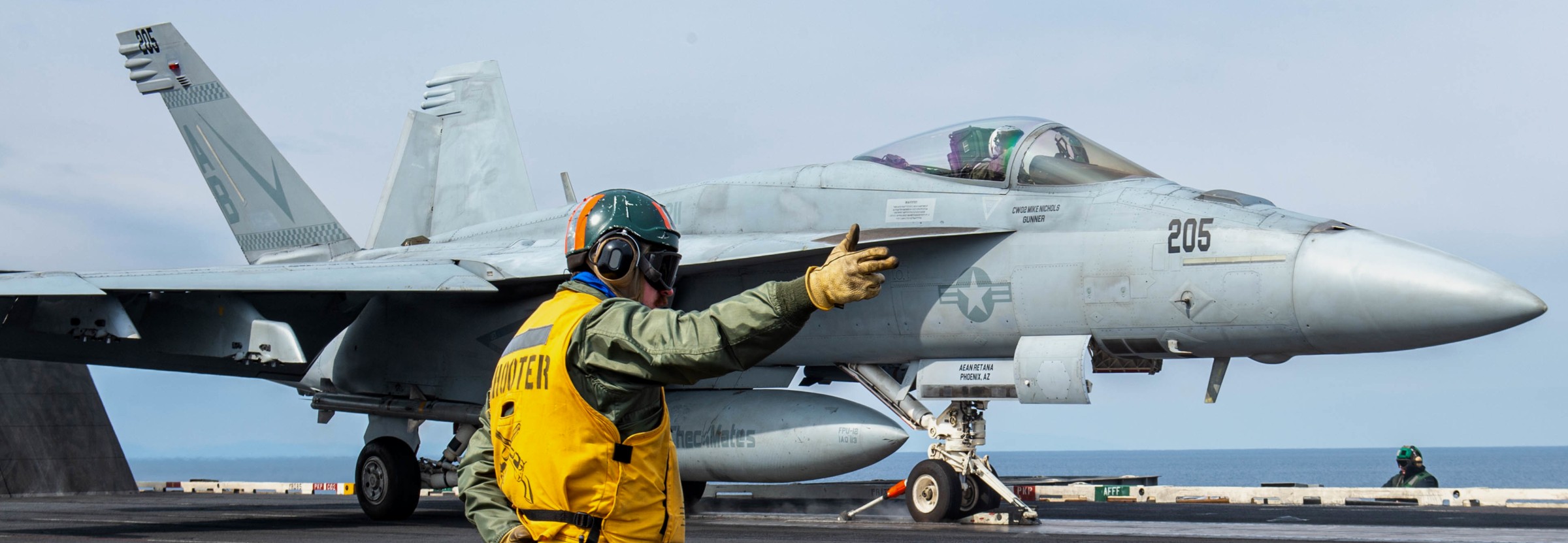 vfa-211 fighting checkmates strike fighter squadron f/a-18e super hornet cvw-1 uss harry s. truman cvn-75 147