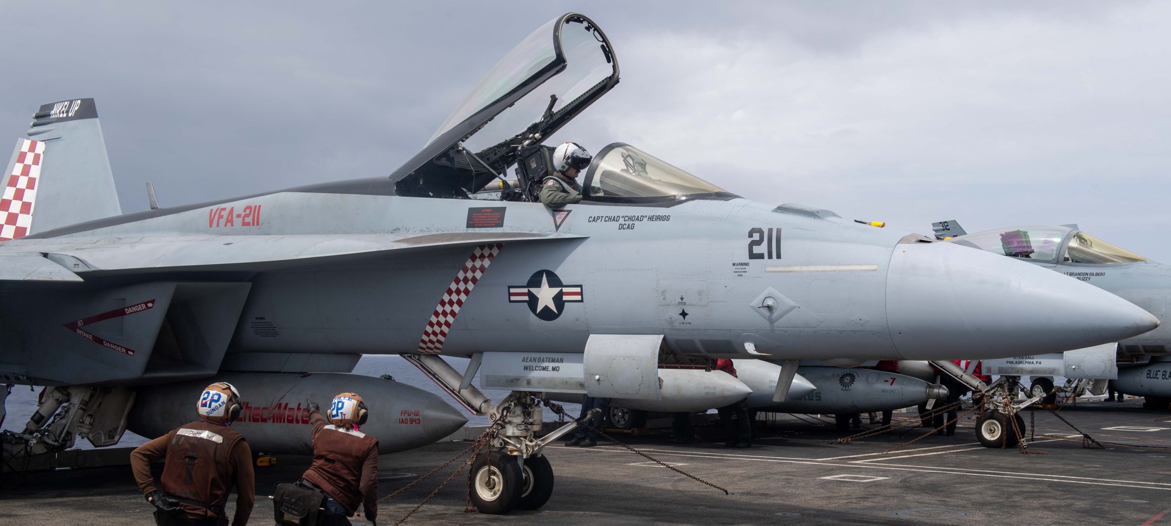 vfa-211 fighting checkmates strike fighter squadron f/a-18e super hornet cvw-11 uss theodore roosevelt cvn-71 2024 165