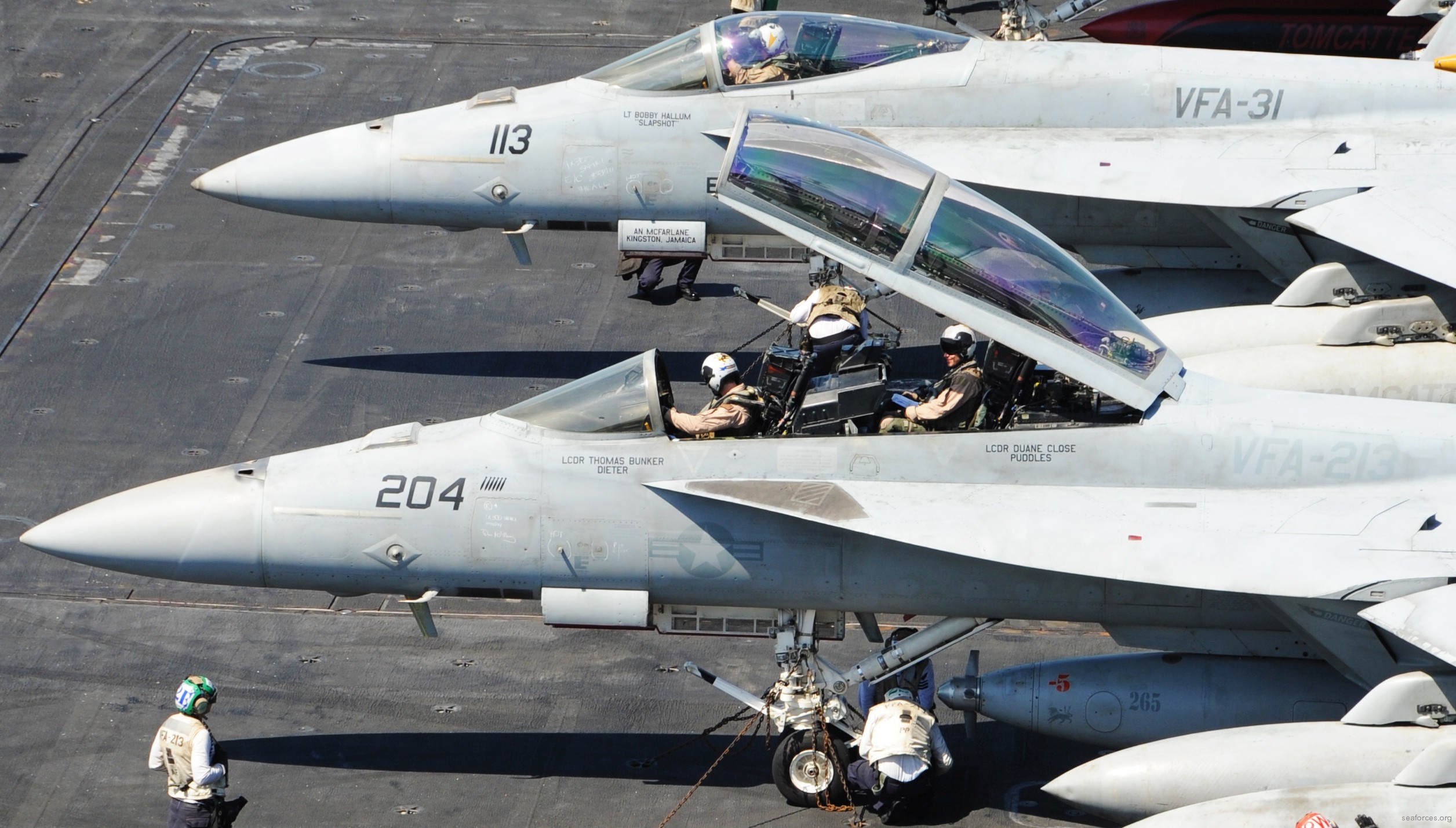 vfa-213 black lions strike fighter squadron us navy f/a-18f super hornet cvw-8 uss george h. w. bush cvn-77 101